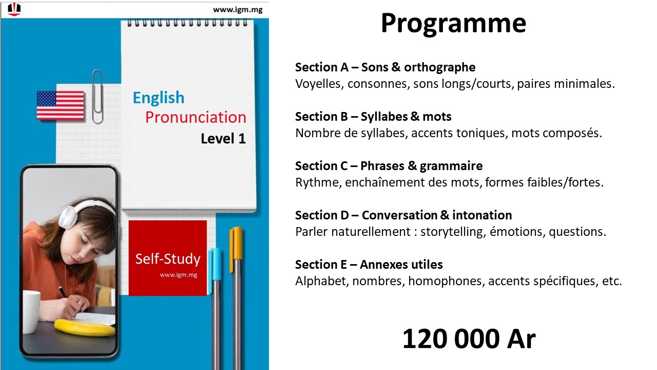 English Pronunciation Level 1